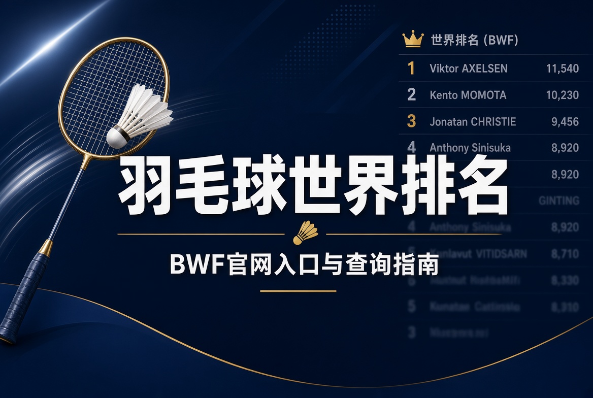 羽毛球世界排名查询指南 BWF官网入口